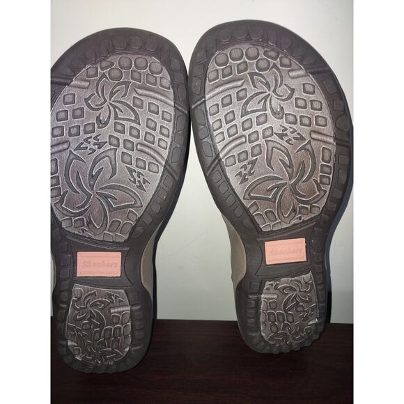 Skechers Women's Slingback Sandals 9 Skechers Reggae Slim – Slip Spliced Brown - Picture 9 of 12